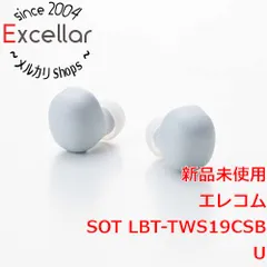 [bn:5] ELECOM　完全ワイヤレスイヤホン SOT　LBT-TWS19CSBU　スカイ