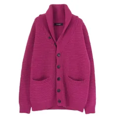 1piu1uguale3 ウノピュウノウグァーレトレ MRK261 CTW009 RAGLAN SHAWL CARDIGAN ウール ラグラン ショール カーディガン ピンク系 IV【中古】のサムネイル