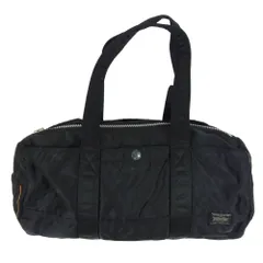 PORTER ポーター TANKER タンカー ハンド ミニ ボストン バッグ ブラック系【中古】