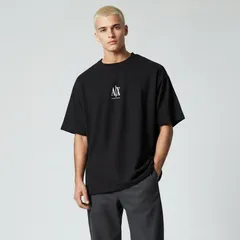 14 ARMANI EXCHANGE アルマーニ エクスチェンジ XM000363 AF12308 UC001 ブラック Tシャツ クールネック 半袖のサムネイル