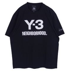 人気デザイン】ワイスリー スクエアロゴ デカロゴ 半袖Tシャツ 黒 L 