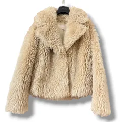 美品 24AW  YVES SALOMON ふわふわテディベアショートコートのサムネイル