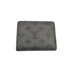 ルイヴィトン LOUIS VUITTON 二つ折り財布 ポルトフォイユ ミュルティプル M81383 モノグラムキャンバス/モノグラムシャドウ グレー メンズ