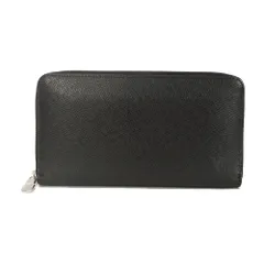 LOUIS VUITTON ルイ・ヴィトン ジッピーオーガナイザー NM 新型 LVロゴ ブラック ラウンドファスナー コンパートメント 札入れ カードケース コインケース RFID ICチップ タイガ ノワール 長財布 M30056