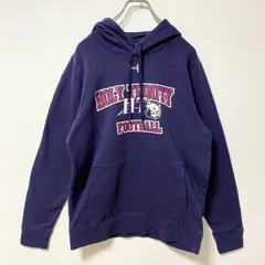 Under Armour アンダーアーマー　長袖ロゴプリントプルオーバーパーカー　フーディー　ネイビー　Sサイズ　古着
