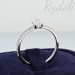 ダイヤモンドリング 0.258ct 未使用に近い - メルカリ
