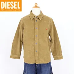 ディーゼル DIESEL JUNIOR【訳あり】ジュニア ブラウス D刺繍コーデュロイブラウス ブラウン系（サイズ/6Y）ak0011