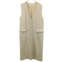 BEAUTY&YOUTH UNITED ARROWS ビューティーアンドユースユナイテッドアローズ 2WAY リネンライク ジャンパースカート S ベージュ系 レディース 古着