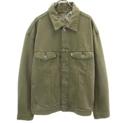 LEVI'S SilverTAB リーバイスシルバータブ デニムジャケット L カーキ ジージャン メンズ 古着