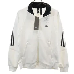 adidas アディダス 未使用 トラックジャケット S ホワイト ジャージ レディース 古着