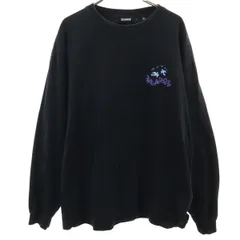 XLARGE エクストララージ 長袖 Tシャツ L ブラック ロンT メンズ 古着