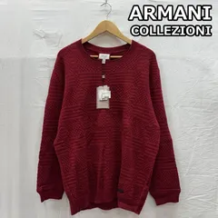アルマーニコレッツォーニ クルーネック ジャガード ニット セーター 長袖 ビッグサイズ メンズ - ISItems【USED】【古着】【中古】50156944のサムネイル