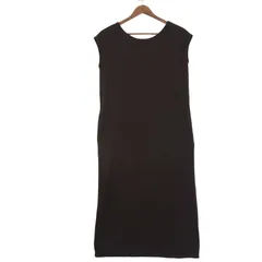 Style Deli スタイルデリ 春夏 リブ★ ノースリーブ ストレッチ ニット タイト ワンピース Sz.2 レディース 黒のサムネイル