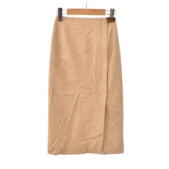 ミラショーン mila schon タイトスカート ひざ丈 40 ベージュ ■GY58