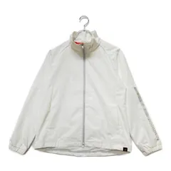 中古 レディース ニューバランスゴルフ New Balance golf フルジップアウター 1(M) 白 ホワイト メッシュ裏地