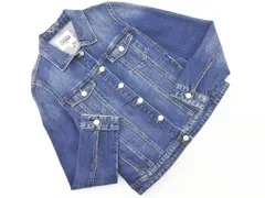 ZARA TRF ザラ トラファ USED加工 Gジャン デニム ジャケット sizeL/インディゴ ■◇ レディース