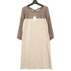 matrice BY VOICEMAIL マトリーチェバイヴォイスメール 通年★ バイカラー 切り替え ワンピース Sz.40 レディースのサムネイル