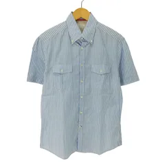 ブルネロ クチネリ Brunello Cucinelli イタリア製  ショートスリーブ ストライプ B.D.シャツ メンズ 表記無 のサムネイル
