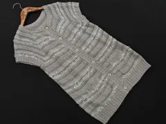 Leilian レリアン フレンチスリーブ カーディガン size9/グレー ■◇ レディースのサムネイル