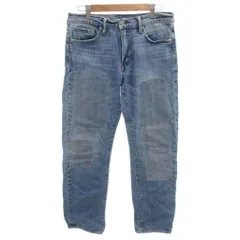 リーバイス Levi's 513 ジーンズ デニムパンツ w31 L32 青 ブルー パッチワーク ウォッシュ加工 長ズボン 4515006479 /HW ■GY60