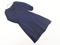 URBAN RESEARCH アーバンリサーチ キーネック Aライン ワンピース sizeONE/紺 ■◇ レディースのサムネイル