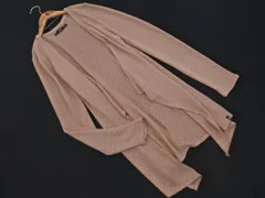 Volcom ボルコム ニット 透かし編み ロング カーディガン sizeM/ピンク ■◇ レディースのサムネイル