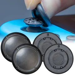 ほぼ純正 Switch Joy-Con 対応 アナログジョイスティック キャップ カバー2点セット 黒色 アナログスティックカバー スティックカバージョイスティックカバー  コントローラー キャップ カバー ジョイスティックカバー ジョイコン キャップ 修理 