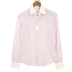 BUONA GIORNATA ボナジョルナータ 春夏 麻 リネン混★ 長袖 ストライプ クレリック シャツ Sz.S メンズのサムネイル
