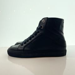 Lewis Leathers ブラックハイカットスニーカー EUR 42 - メルカリ