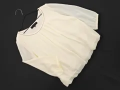 UNTITLED アンタイトル 素材切替 ブラウス シャツ size2/アイボリー ■◇ レディース