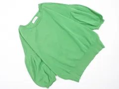 URBAN RESEARCH Sonny Label アーバンリサーチサニーレーベル ボリュームスリーブ ニット セーター sizeF/緑 ■◇ レディース