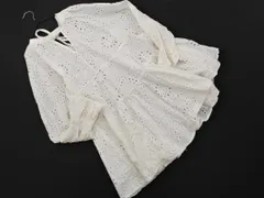 COCODEAL ココディール カットワークレース チュニック ブラウス シャツ size2/白 ■◇ レディースのサムネイル
