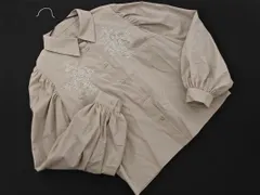 INGNI イング 刺繍 シャツ sizeM/ライトベージュ ■◇ レディース