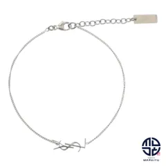 SAINT LAURENT サンローラン シルバーカラー カサンドラチャーム YSL ブレスレット ジュエリー アクセサリー ブランドのサムネイル