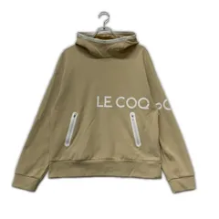 中古 レディース ルコックスポルティフ le coq sportif パーカー L ベージュ プルオーバー