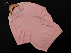 LANVIN ランバン SPORT 七分袖 スパンコール ニット セーター size38/ピンク ■◇ レディースのサムネイル