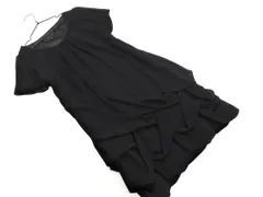 UNTITLED アンタイトル シフォン 結婚式二次会 ドレス ワンピース size3/黒 ■■ レディースのサムネイル