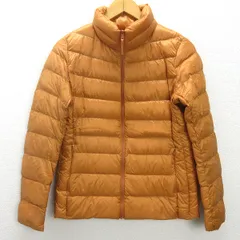 g■ユニクロ/UNIQLO ウルトラライトダウンジャケット【L】オレンジ/LADIES/S62【中古】■
