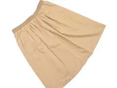 自由区 Aライン 台形 スカート size40/ベージュ ■◇ レディース