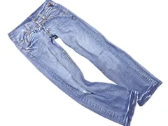 REPLAY リプレイ ボタンフライ ブーツカット デニムパンツ size32/青 ■■ メンズ