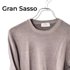 Gran Sasso グランサッソ グレー メンズ トップス 長袖 クルーネック ニット セーター 防寒 秋 冬 カジュアル 大人カジュアル【Sサイズ相当】149TYのサムネイル