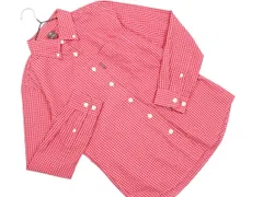 mont-bell モンベル ギンガムチェック 長袖 シャツ sizeS/赤xピンク ■◇ レディース
