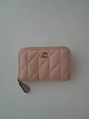 COACH コーチ キルティング ジッパー カードウォレット