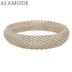 TIFFANY&Co.(ティファニー) サマセットメッシュブレスレット シルバー SV925 バングル レディース 40802180311【中古】【アラモード】