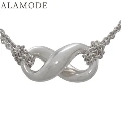 TIFFANY&Co.(ティファニー) インフィニティ ネックレス  シルバー SV925 ネックレス アクセサリー ダブルチェーン シルバー銀 レディース 40802180336【中古】【アラモード】