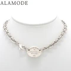 TIFFANY&Co.(ティファニー) リターン トゥ ティファニー オーバル タグ ネックレス シルバー SV925 プレート アクセサリー ジュエリー 銀 レディース 40802180347【中古】【アラモード】