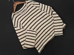 ZARA ザラ ボーダー 長袖 ニット カットソー sizeS/アイボリーｘ黒 ■◇ レディース