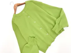 VANNIE U ヴァニーユー ボリュームスリーブ カーディガン sizeF/緑 ■◇ レディース