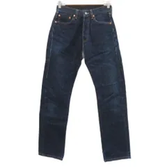 リーバイス Levi's デニムパンツ ジーンズ ストレート ロング丈 W28 L32 インディゴ /SM37 ■ECD001