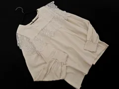 pual ce cin ピュアルセシン レース ビックカラー カットソー アイボリー ■◇ レディース